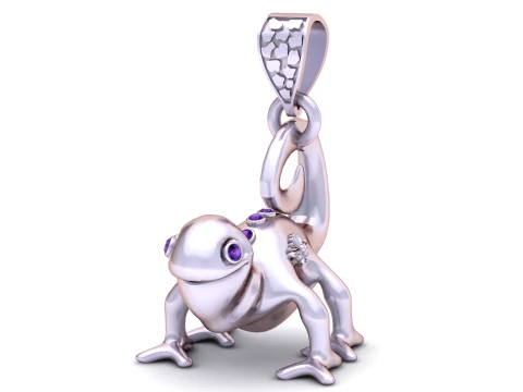 FROG PENDANT 3D Print Model