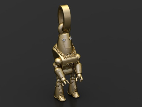 Starlight Bot Pendant 3D Baskı Modeli