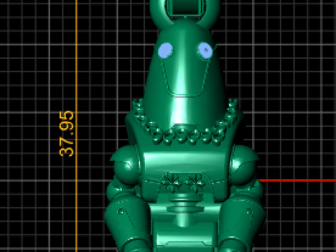 Starlight Bot Pendant 3D Print Model