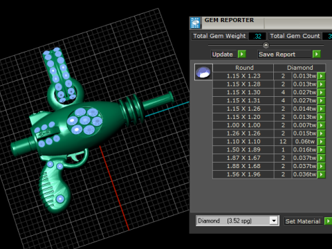 Cosmic Blaster Pendant 3D Baskı Modeli