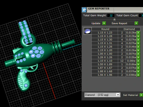 Cosmic Blaster Pendant 3D Print Model