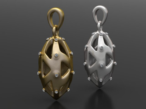 Eclipse Core Pendant 3D Print Model