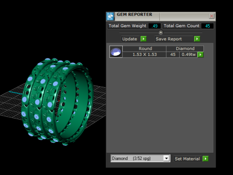 Regal Harmony Bangles Model Cetak 3D