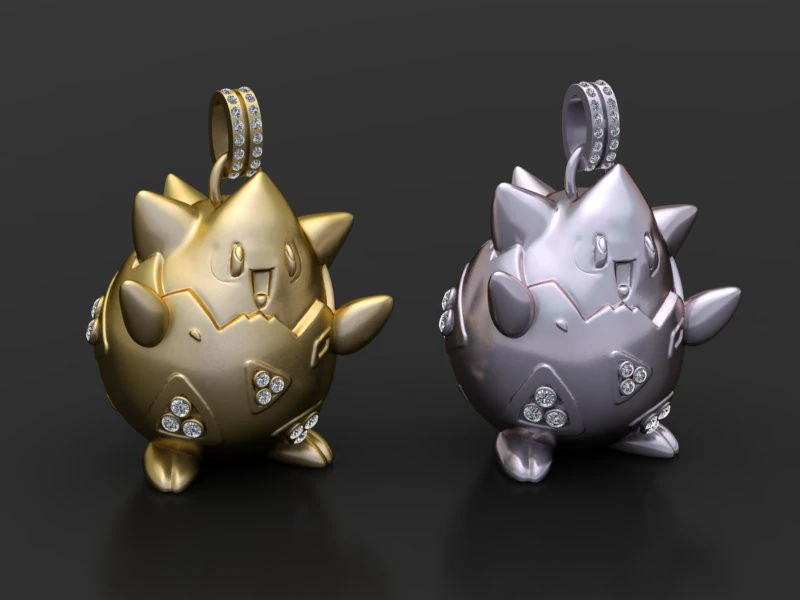 Character Egg Pendant 3D Print Model .c4d .max .obj .3ds .fbx .stl .blend 