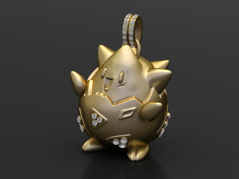 Character Egg Pendant Modèles 3D en vedette