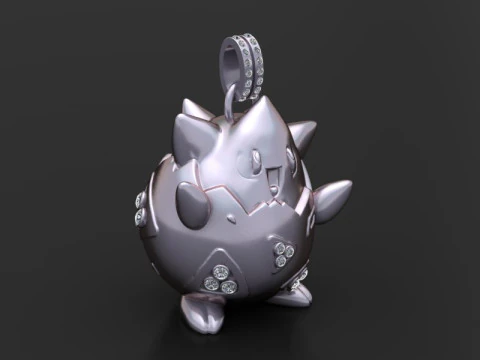 Character Egg Pendant 3D Print Model