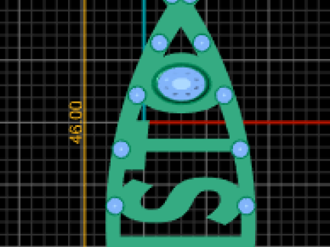 Risen Fish Pendant Modèles 3D en vedette