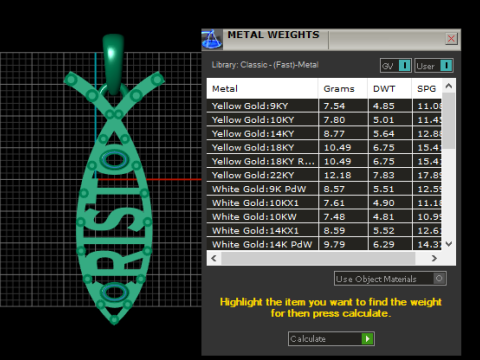 Risen Fish Pendant Modèles 3D en vedette