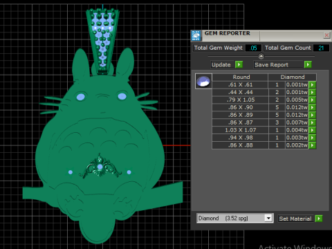 Floral Harmony Pendant Modelo de Impressão 3D