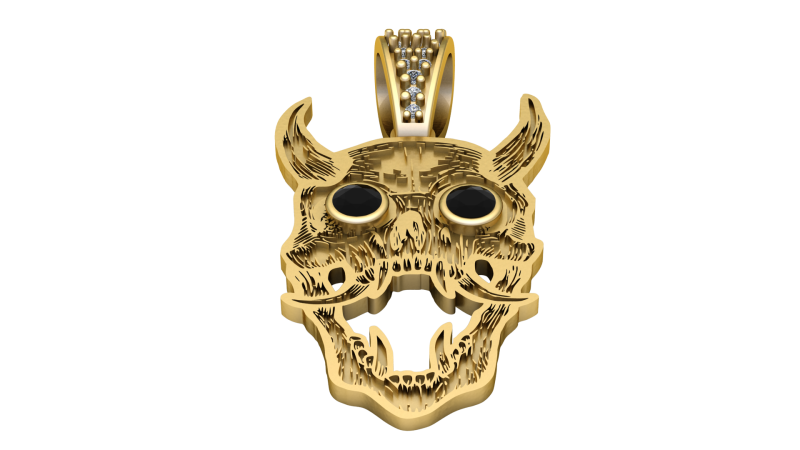 Totoro-Inspired Pendant Modello di stampa 3D .c4d .max .obj .3ds .fbx .stl .blend 
