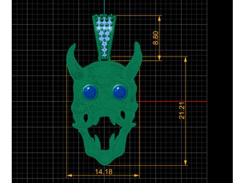 Totoro-Inspired Pendant 3D Print Model