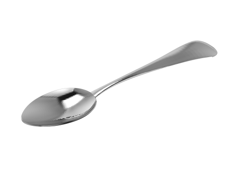 Luxury Gold Spoon pendant 3D Print Model