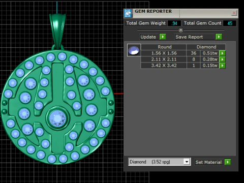 Labyrinth Circle Pendant 3D Print Model