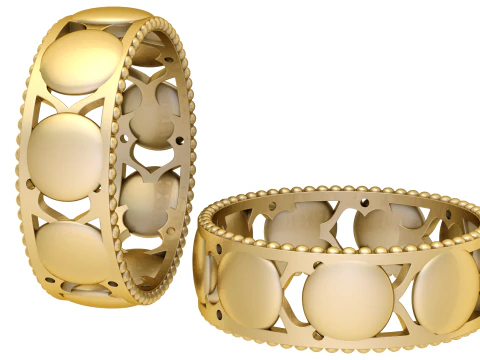 月盘永恒戒指 3D 模型