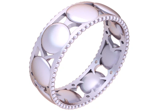 Lunar Disc Eternity Band 3D Model