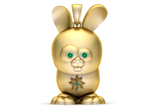 Articulated best 3D PENDANT 3d printable model Modelo de impresión 3D