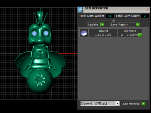 Honey Bee Pendant 3D Printable Jewelry Model Model do druku 3D