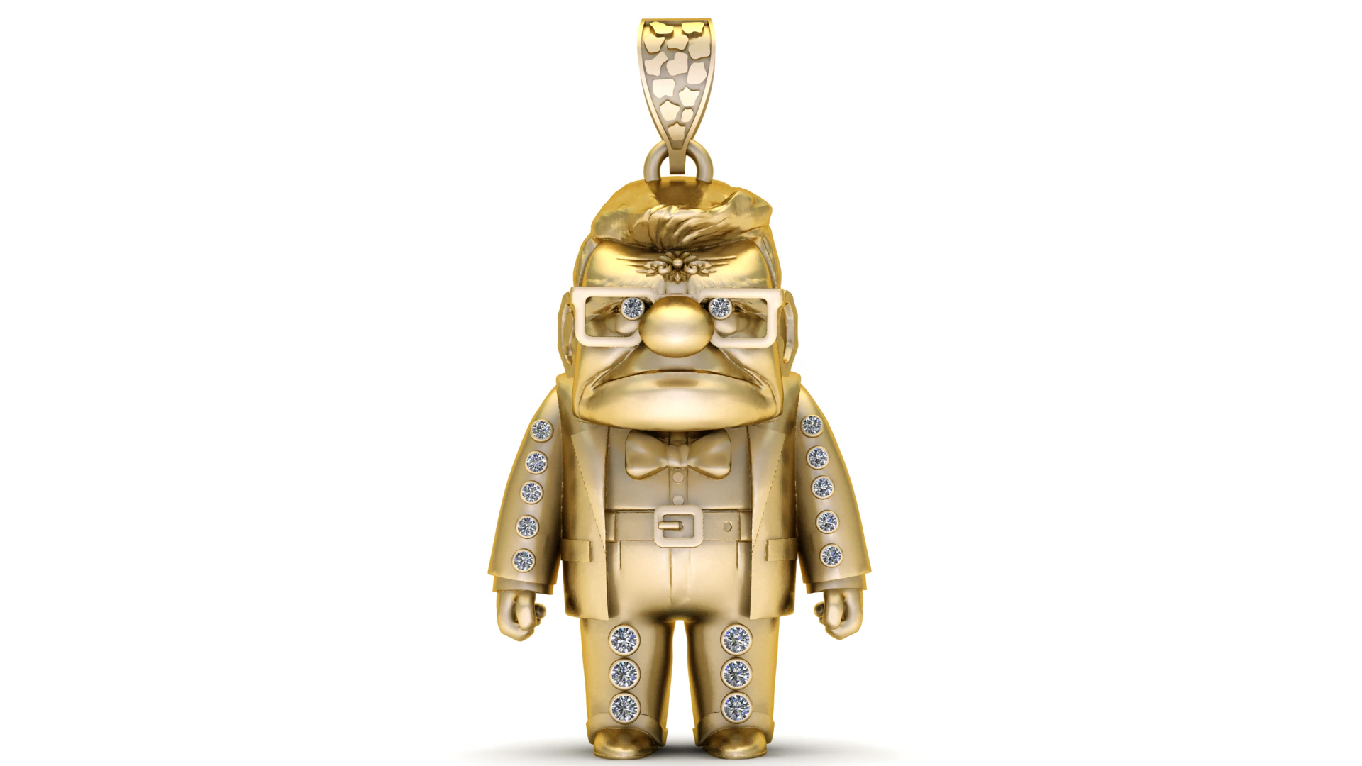 THE OLD MAN PENDANT 3d printable model 3D Print Model .c4d .max .obj .3ds .fbx .stl .blend 