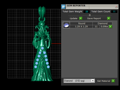 Mystic Cthulhu Pendant 3D PRINTABLE MODEL 3Dプリントモデル