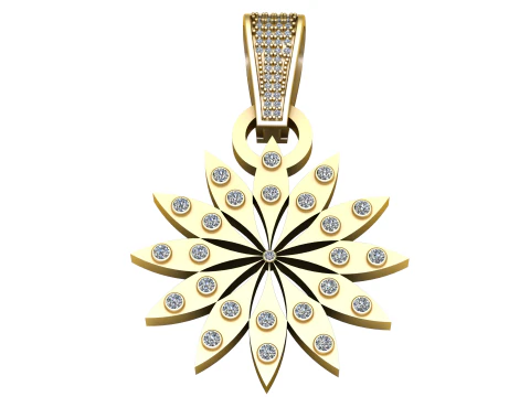 ЗОЛОТА КВІТКА 3D МОДЕЛЬ ДЛЯ ДРУКУ 3D Принт Модель