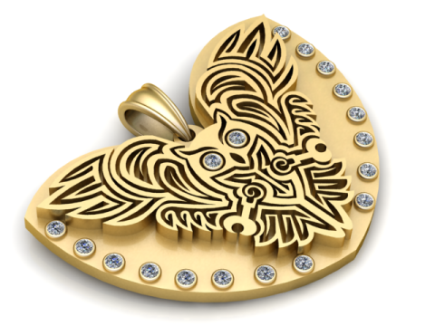 Owl Spirit Pendant 3D PRINTABLE MODEL 3D Print Model