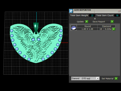 Ciondolo spirito gufo MODELLO STAMPABILE 3D Modello di stampa 3D