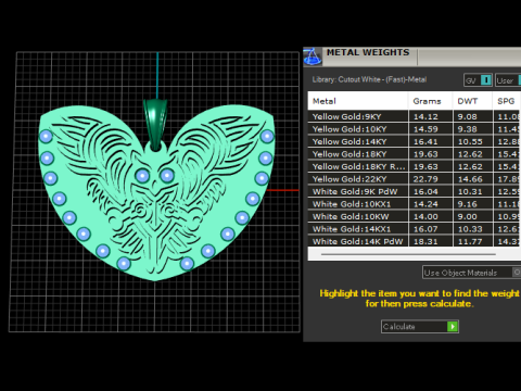 Owl Spirit Pendant 3D PRINTABLE MODEL 3D Print Model