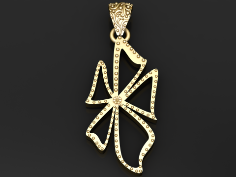 Floro Pendant 3D PRINTABLE MODEL Modèles 3D en vedette