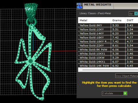 Floro Pendant 3D PRINTABLE MODEL Modèles 3D en vedette