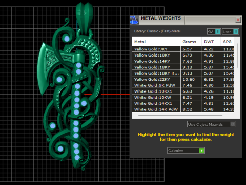 Cnc Router Vine pentant 3D PRINTABLE MODEL 3D Print Model