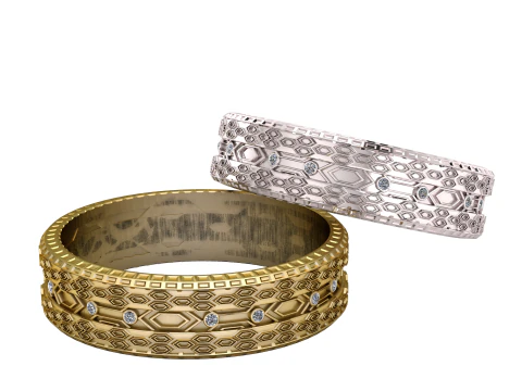 Faixa Padr&atilde;o Regal Hexa Modelo 3D