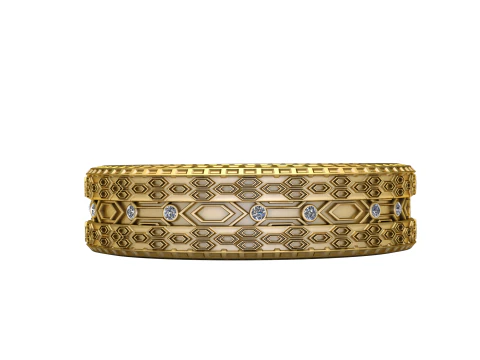Regal Hexa Pattern Band 3D Model