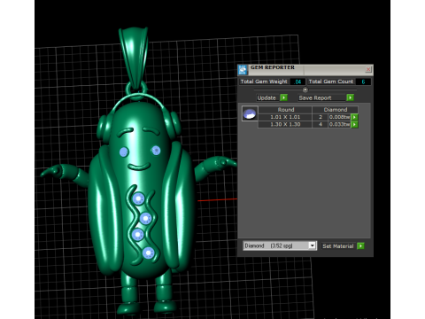 3D Gold Pendant 3D Printable Model 3D 打印模型
