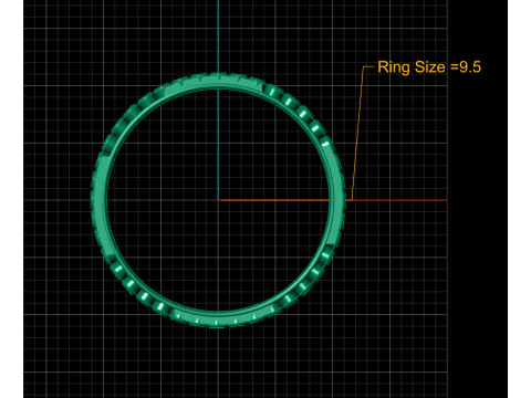 UNIQUE DESIGN RING 3D PRINTABLE MODEL 3D Print Model
