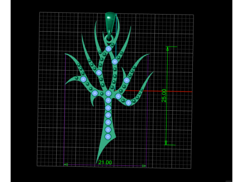 Tribal Flame Pendant 3D PRINTABLE MDOEL 3D Druckmodell