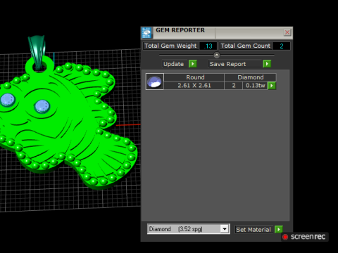 FISH GOLD PENDANT 3D PRINTABLE MODEL 3D 打印模型