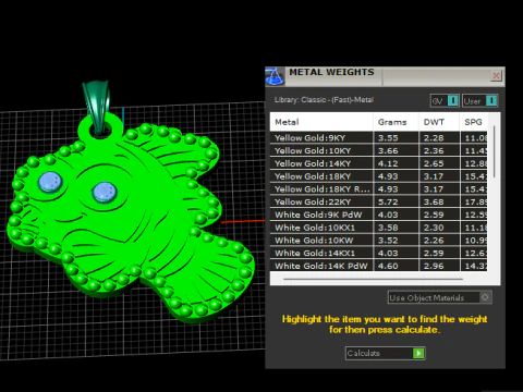 FISH GOLD PENDANT 3D PRINTABLE MODEL 3D Print Model