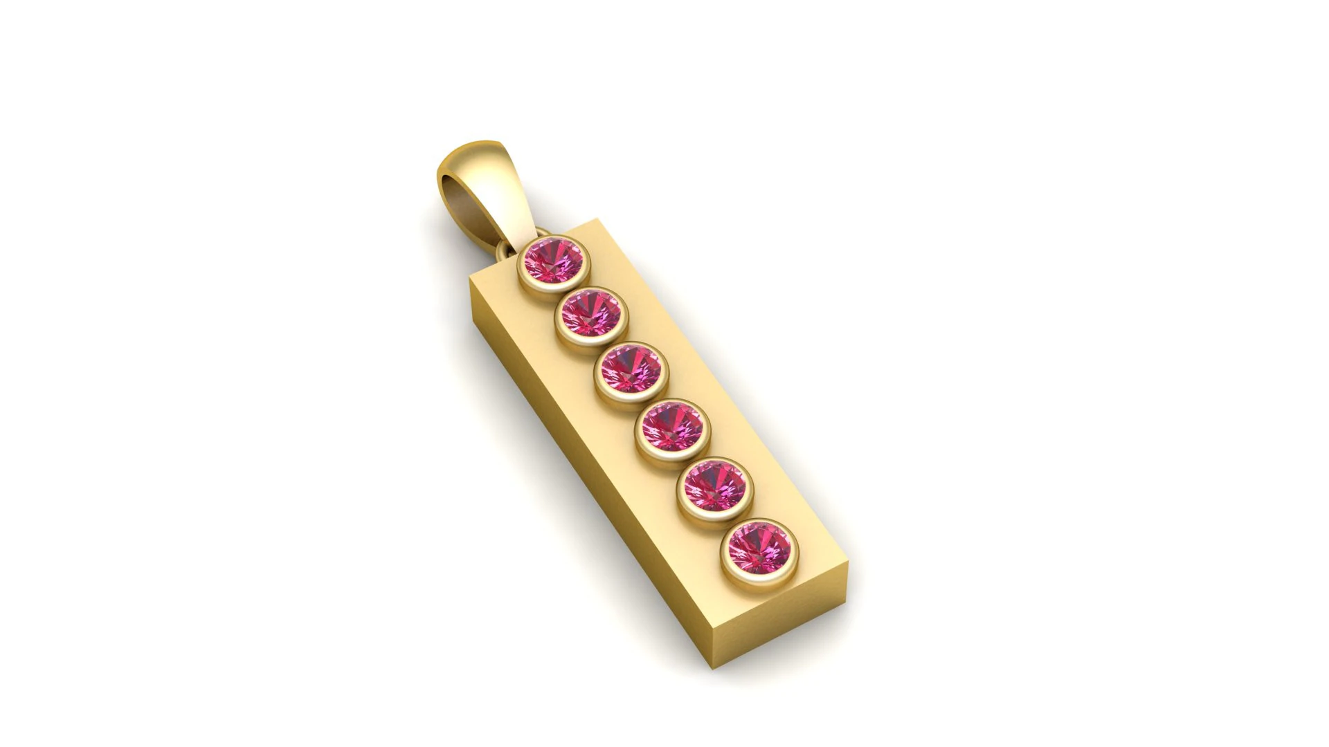 I ALPHABETS GOLD PENDANT 3D PRINTABLE MODEL 3D Print Model .c4d .max .obj .3ds .fbx .stl .blend 