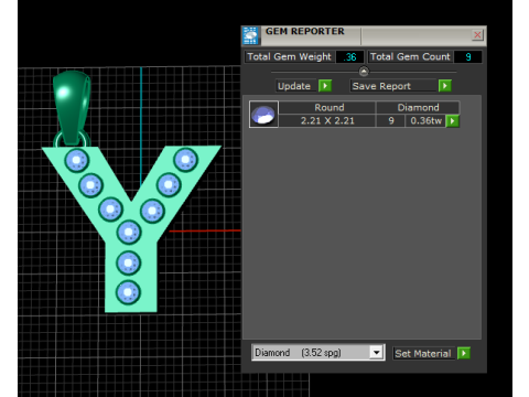 Y ALPHABETS GOLD PENDANT 3D PRINTABLE MOSDEL 3D 프린트 모델