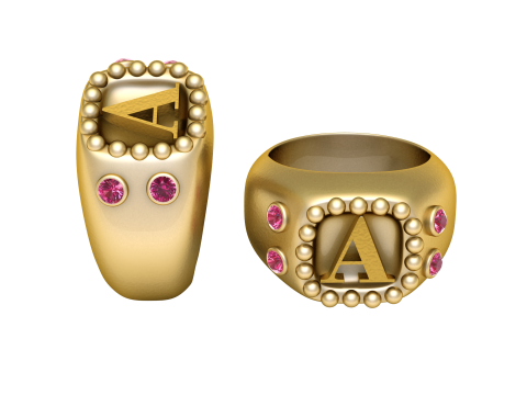 3D GOLD RING 3D Printable Model 3D प्रिंट मॉडल