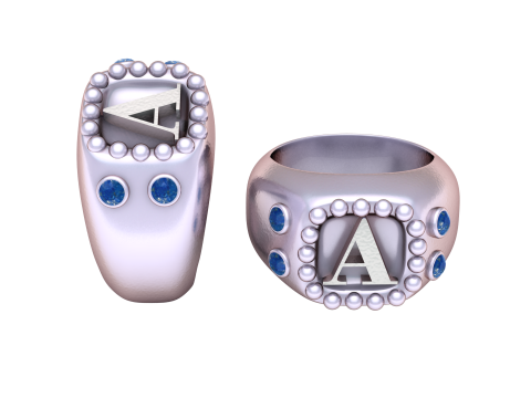 3D GOLD RING 3D Printable Model Modello di stampa 3D