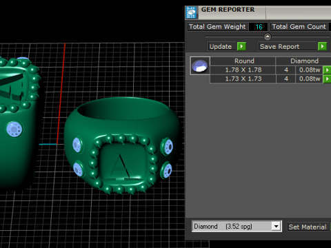 3D GOLD RING 3D Printable Model Modello di stampa 3D