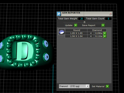 D DESIGN GOLD RING 3D PRINTABLE MODEL 3D Print Model