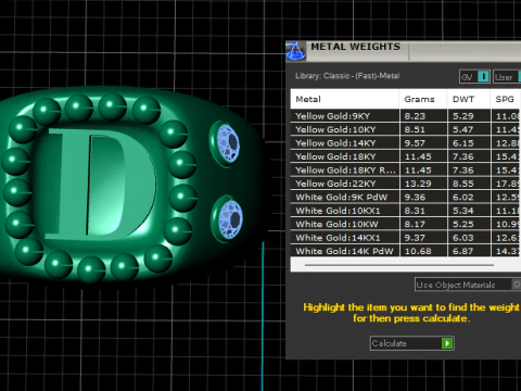 D DESIGN GOLD RING 3D PRINTABLE MODEL 3D Print Model