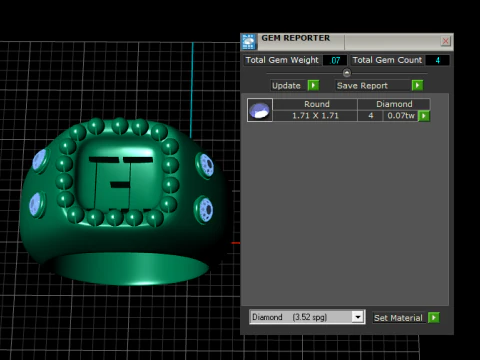 H ALPHABETS GOLD PENDANT 3D PRINTABLE MODEL 3D Print Model