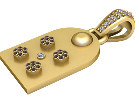 Glamira pendant Model 3D