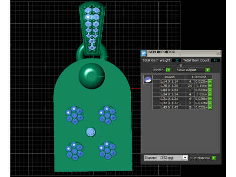 Glamira pendant Model 3D