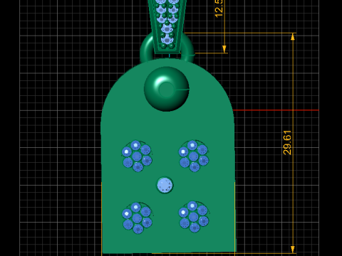 Glamira pendant Model 3D