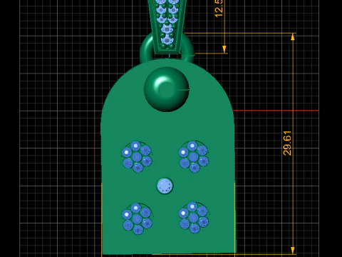 Glamira pendant 3D Model