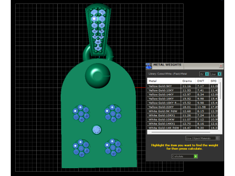 Glamira pendant Model 3D
